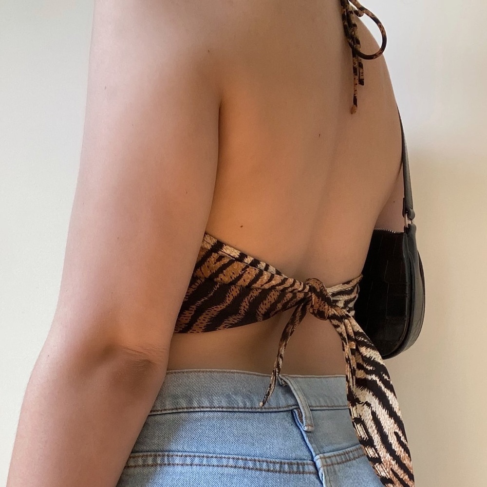 Satin tiger top - Picture 4 of 4
